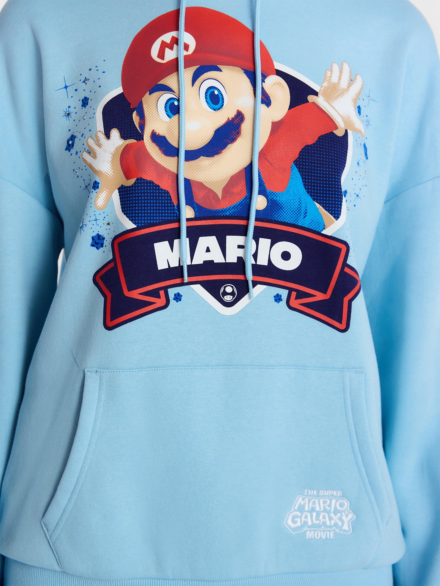 Super Mario Galaxy Movie Women's Graphic Hoodie, Sizes XXS-XXL