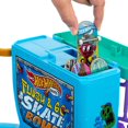thumbnail image 2 of Hot Wheels Skate Flush & Go Skate Bowl Fingerboard Set with 1 Exclusive Board & Pair of Removable Skate Shoes, 2 of 6
