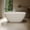 White Tub- White HDW, variant on OVE Ayago 59 in. Freestanding White Bathtub Kit Black Hardware