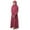 Brick Red2038, variant on MEZZALL Traditional Girls Round Neck Ruffled Solid Color Dress With Pattern Flounce Stylish Toddler Baby Wear 9-10Y