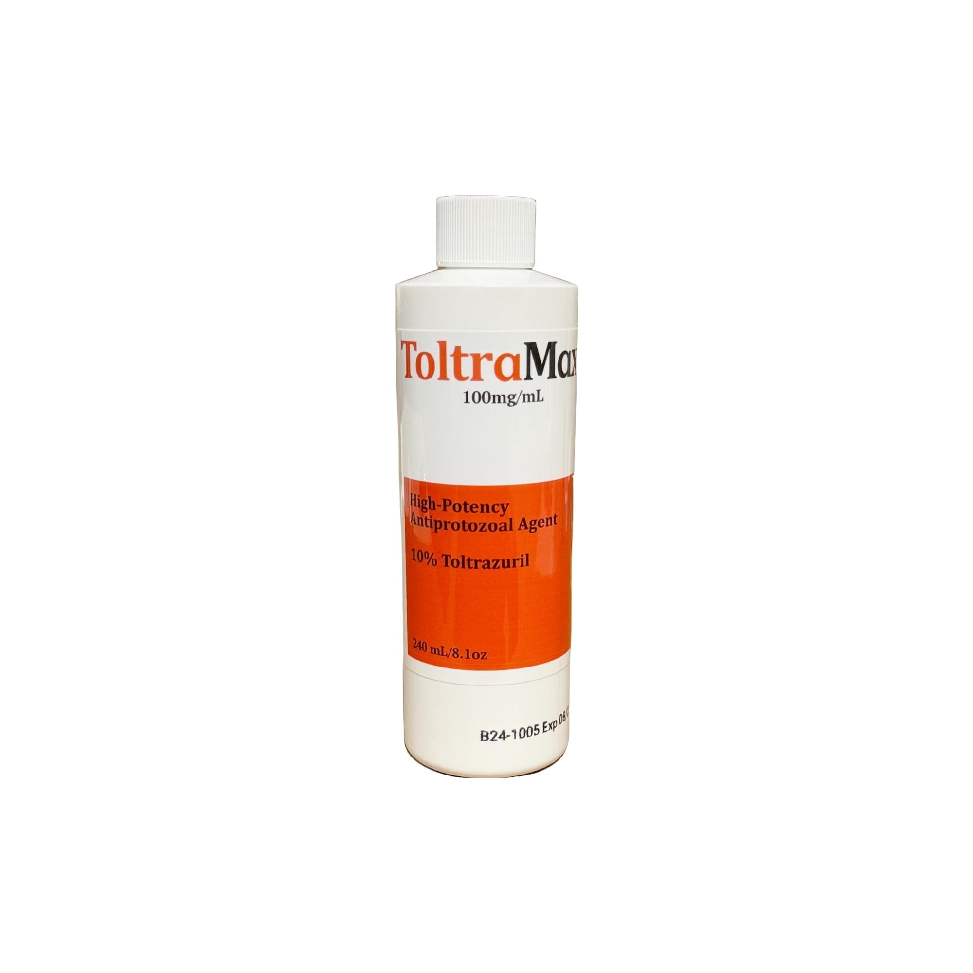 ToltraMax 10.0% for Horses, Dogs, Cats, 240mL/8.1 Ounce, for Non-Food Chain Animals