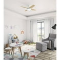 thumbnail image 5 of Hunter 44 inch Indoor Ceiling Fan with LED Light and Remote Control - White Modern Ceiling Fan, Low Profile Mount, 4 Blades, For Bedroom, Living Room, or Kitchen, Quiet - Dempsey 59244, Fresh White, 5 of 15