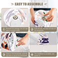 thumbnail image 4 of Table Lamps 3 Color 10 Way Dimmable LED Nightstand Lamp for Bedroom, Living Room, Home Office Purple Cat and Orange Cat Small, 4 of 7