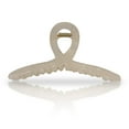 thumbnail image 2 of Recycled Plastic Hair Claw Clips for Women Girls, Large Jelly Hair Claw Clips for Women Hair Clips, Matte Jaw Butterfly Clip Hair Accessories for Thin Fine Thick Hair (Off-white), 2 of 4
