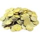 thumbnail image 3 of Juego de 100 monedas de oro pirata de plástico, monedas de tesoro de oro para jugar, artículos de fiesta, fiesta pirata, juego de búsqueda del tesoro y recuerdos de fiesta., 3 of 3