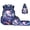 Purple Axolotl, variant on Yuyamidu Blue Axolotl 17 Inch Kids School Backpack Set, 4 Piece Flap Backpack with Lunch Bag, Pencil Case and Water Bottle Holder, Lightweight 600D School Bag for Elementary and Middle School