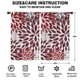 thumbnail image 2 of Blackout Kids Curtains,Red Floral and Petal Pattern Childrens Insulated Curtains Set Of 2,Bedroom Essentials,Toddler Room Decor 52x84in(132x213cm), 2 of 5