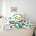 thumbnail image 6 of Castle Fairy Child Teens Animal Dino Twin Bedding Sets,Cute Dinosaur Bedding Comforter Set, 6 of 8