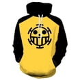 thumbnail image 1 of Sudadera con capucha 3D de One Piece, Trafalgar Law, Piratas del Corazón, fina, para exteriores, 1 of 6