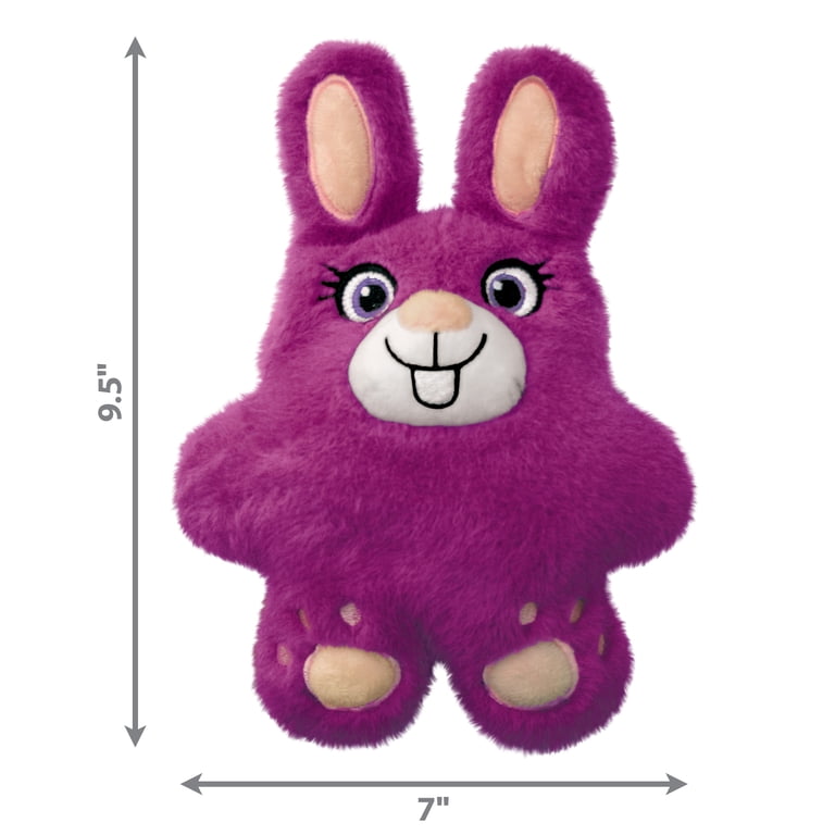 KONG Snuzzles Plush Squeaker Bunny Dog Toy, Medium photo 4