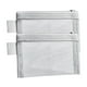 thumbnail image 1 of Bolsa de almacenamiento de malla transparente Organizador de doble capa verde | Estuche portátil de cosméticos y joyería | Bolsa de viaje versátil para maquillaje y papelería de oficina | Duradero, 1 of 2