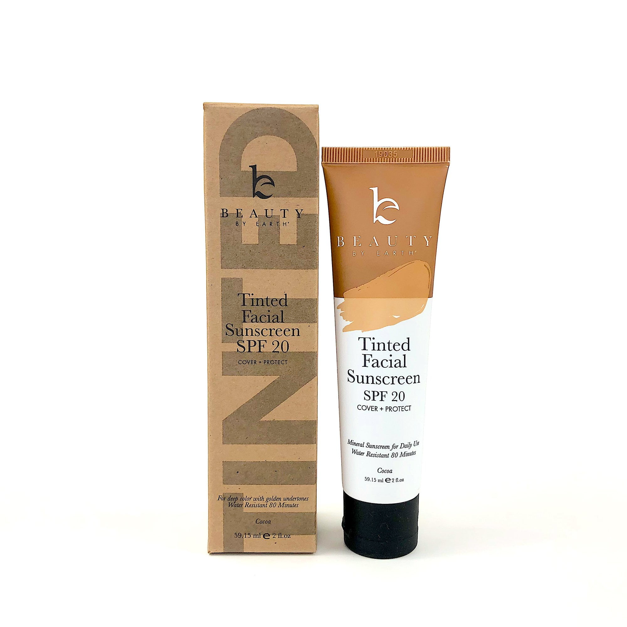 Tinted Facial Sunscreen DD Cream For Face SPF 20, Sweat and Water