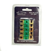NEP Audio 5 Pack 125 Amp Mini ANL Fuse  Gold Plated Car Audio