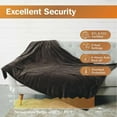thumbnail image 2 of Tefici Heated Blanket Throw，50"x60"Double Flannel Heating Blanket for Home Office, Electric Blanket 4 Hours Auto-Off & Over-Heat Protection, Brown, 2 of 8