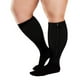 thumbnail image 2 of Medias de compresión con cremallera para mujer y hombre, medias de compresión hasta la rodilla, medias de soporte médicas con puntera cerrada para varices, postoperatorias, hinchazón, enfermería y, 2 of 8