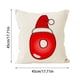 thumbnail image 4 of Hot6sl Liquidación de Ahorros de Verano Funda de Almohada con Letras Navideñas, Funda de Almohada Decorativa para Sofá Festivo, Funda de Cojín con Estampado de Lino, 4 of 4