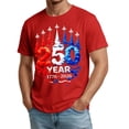 thumbnail image 3 of Mens 250th Anniversary Patriotic Tee Shirt America 250 Years Casual Short Sleeve Tee Tops, 3 of 3