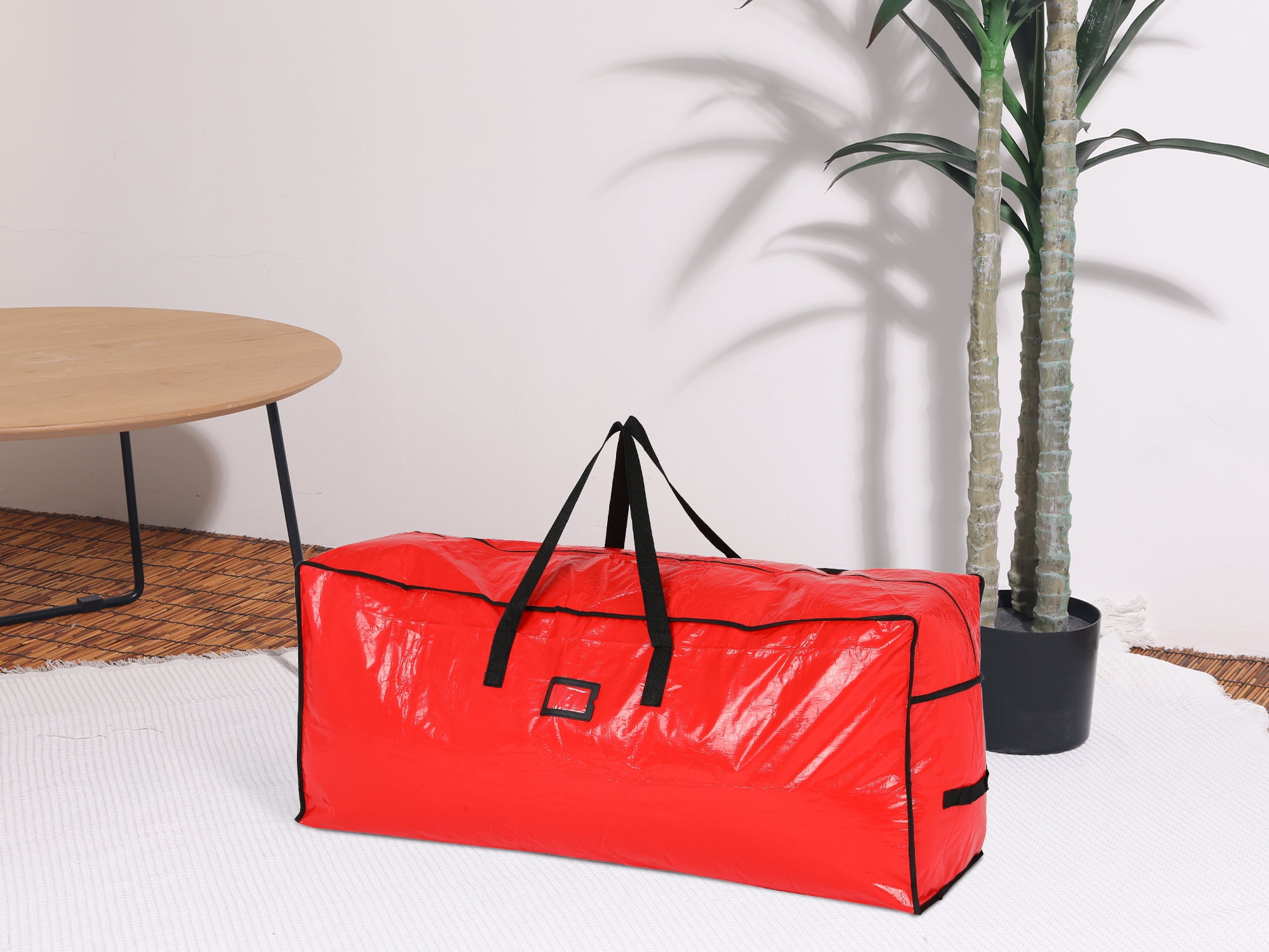 Unique Bargains Foldable Moving Storage Bags for Closet Organizers Red 48x19.5x15in