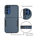 thumbnail image 4 of For Samsung A15 6.5" 5G Case ,Sturdy Phone Case for Galaxy A15 5G 2024,Tiflook Shockproof Protection Heavy Duty Armor Hard Plastic & Rubber Rugged Bumper 2-in-1 Case Cover ( Blue ), 4 of 6