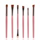 thumbnail image 1 of Juego de brochas de maquillaje para ojos, 6 brochas de maquillaje, brocha para sombra de ojos, delineador de ojos, kit de pliegues para mezclar, juego de maquillaje, delineador de ojos y sombra de, 1 of 5