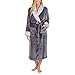 thumbnail image 3 of Carole Hochman Robe Portefeuille en Peluche pour Femmes, Gris Foncé, XX-Grand, 3 of 4