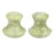 thumbnail image 1 of unidades de herramienta de masaje Gua Sha con raspado, masajeador facial de jade con forma de hongo., 1 of 7