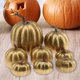 thumbnail image 5 of Exhibición de s decoraciones de caída de cabaza 8pcs para el Dorado Zulema calabazas falsas, 5 of 7