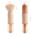 thumbnail image 2 of 4 In 1 Retractable Makeup Brush Retractable Mini Facial Cosmetic Makeup Brushes, 2 of 8