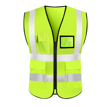 

Xahyotn High Visibility Running Reflective Vest Security Equipment Night Work Tops Outdoor