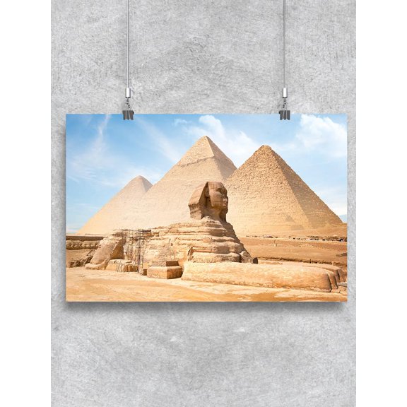 Great Sphinx Of Giza. Poster -Image by Shutterstock