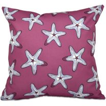 Simply Daisy 16" x 16" Soft Starfish Geometric Print Pillow
