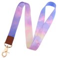 thumbnail image 1 of Ransitute R2808 Minimalistic Color Rendering Lanyard Card ID Holder Car KeyChain ID Card Pass Phone Badge Keyring Holder Jewelry 2, 1 of 6