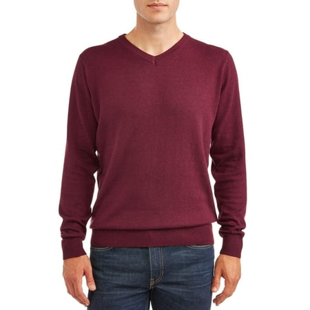 George Men's V-Neck Cashmere Sweater, Up to Size