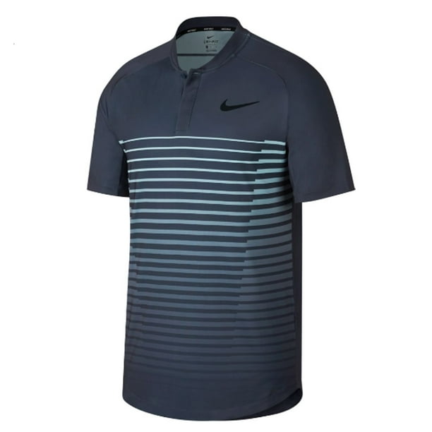 nike blue golf polo