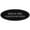 Black / Silver, variant on Signs ByLITA Oval DOGS IN YARD PLEASE DO NOT ENTER Sign - Laser-Engraved Lettering | Durable ABS Plastic | Vibrant Colors | Powerful Foam Tape (Black) - Small