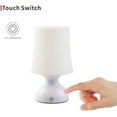 thumbnail image 3 of RGHJAR-LED Mood Light, Scandinavian Lamp, Battery Powered Night Light, Cordless Night Light, 100% Electrical Safety at Home, Minimalist Table Lamp, Small White Lamp, Gift Ideas, 3 of 4