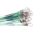 thumbnail image 3 of Línea de pesca antimordidas, accesorio de pesca líder de alambre de acero giratorio (30cm verde), 3 of 4