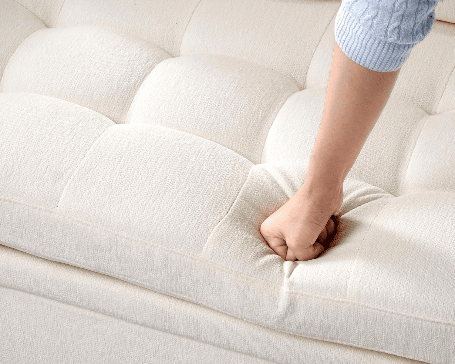 Modular Sectional Sleeper Sofa with Pull-Out Bed, L-Shaped Chenille Couch, USB Ports, Adjustable Backrest & Storage Seats, Tool-Free Assembly – Comfortable & Stylish Living Room Furniture