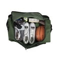 thumbnail image 5 of 30 Liter, 17 Inch Canvas Duffle Bags for Men and Women – Travel Weekender Overnight Carry-On Shoulder Duffel Tote Bags - Green, 5 of 5