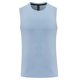 thumbnail image 1 of Camiseta sin mangas de cuello redondo para hombre, camiseta deportiva sin mangas de color liso con cuello redondo, camiseta de entrenamiento, camiseta sin mangas, blusa de poliéster para hombre, 1 of 8
