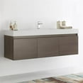 thumbnail image 2 of Fresca Fcb8041-I Mezzo 59" Wall Mounted Single Basin Vanity Set - MultiColor, 2 of 5