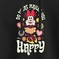 thumbnail image 3 of Disney - Mickey & Friends - Minnie Mouse - Do What Makes You Happy - Juniors Cropped Pullover Hoodie, 3 of 5
