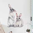 thumbnail image 3 of Wall Decals Stickers Rabbit Painted Children's Room Bedroom Living Room Entrance Home Decoration, 3 of 5