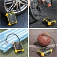 thumbnail image 3 of Tire Inflator 100 PSI, Car Tire Air Pump, Portable Air Compressor for Tires, Yellow, for Gift, 3 of 7