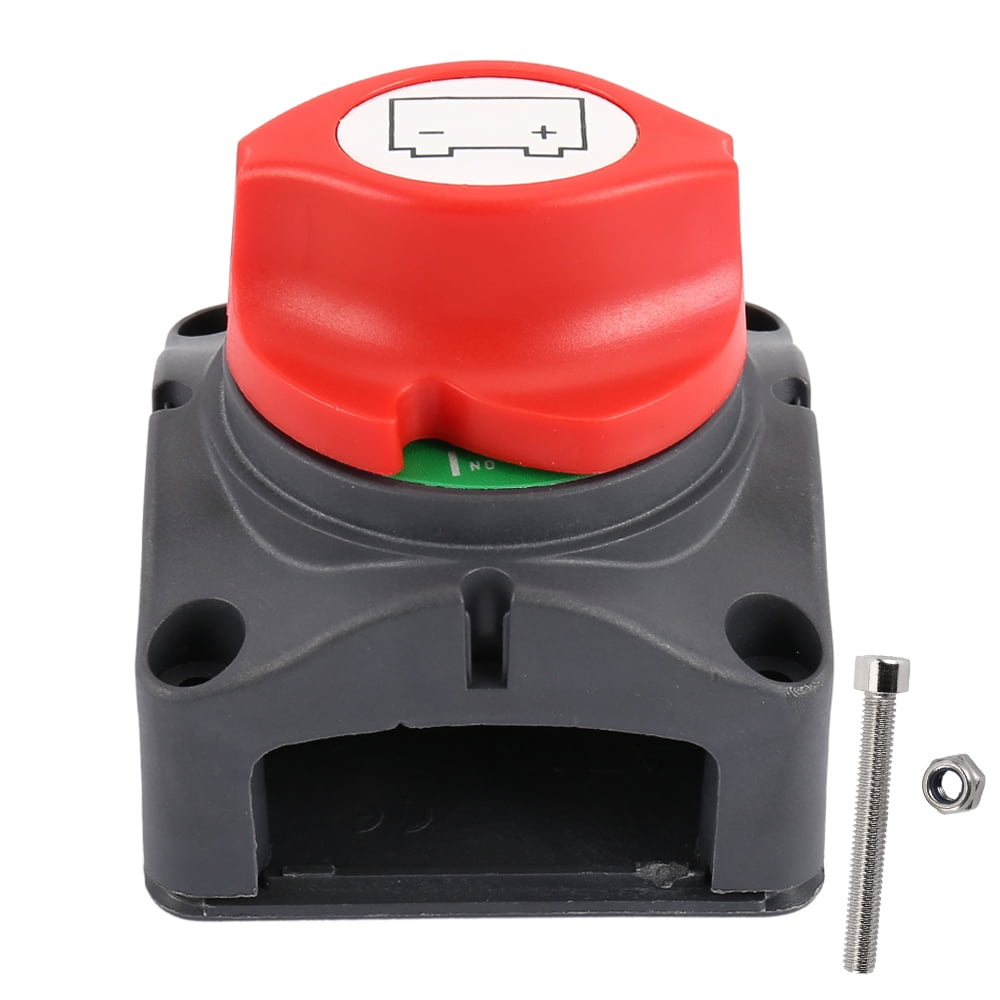 ODOMY Battery Waterproof Switch Car Van Truck Boat Heavy Duty Battery Power Disconnect Rotary Isolator