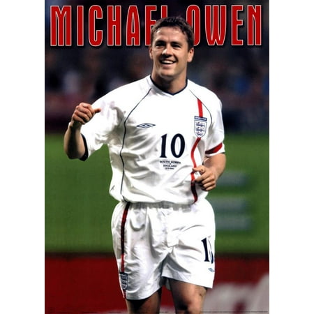 Liverpool Football Club - Michael Owen Poster - (Best Football Club In India)
