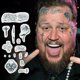 thumbnail image 1 of wonima02 Jason DeFord Temporary Tattoos FULL Face Set - Jelly Singer Rapper Face Tattoos/Bunnie XO Tattoo, 1 of 1