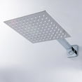 thumbnail image 4 of CNKOO Pommeau de Douche Haute Pression Carré en Acier Inoxydable Style Pluie, 4 of 8