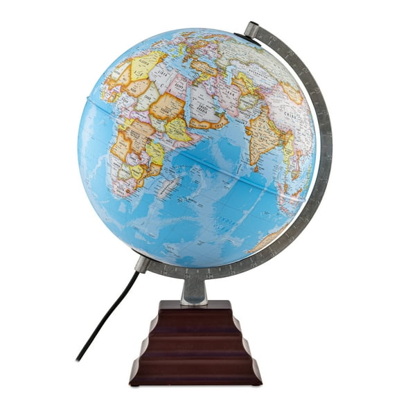 Waypoint Geographic Pacific II Illuminated Desktop Globe