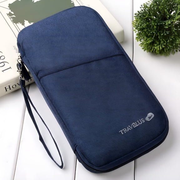 GASTROPOD Travel Wallet Passport Holder, RFID Document Organizer with Hand Strap